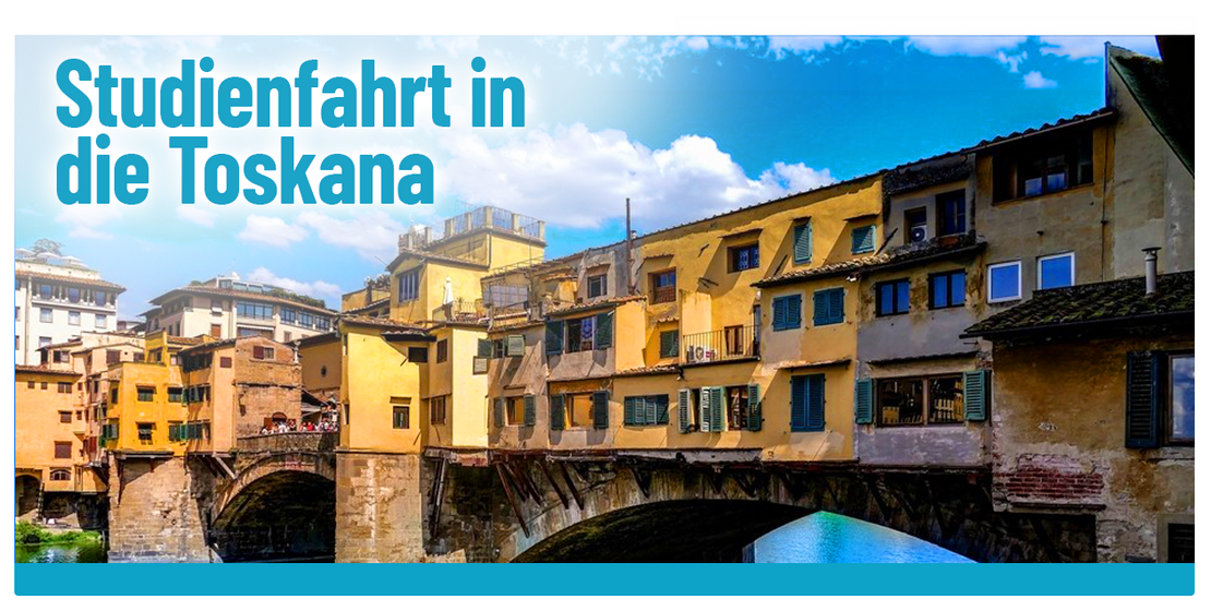 Studienfahrt in die Toskana. Bild von Florenz